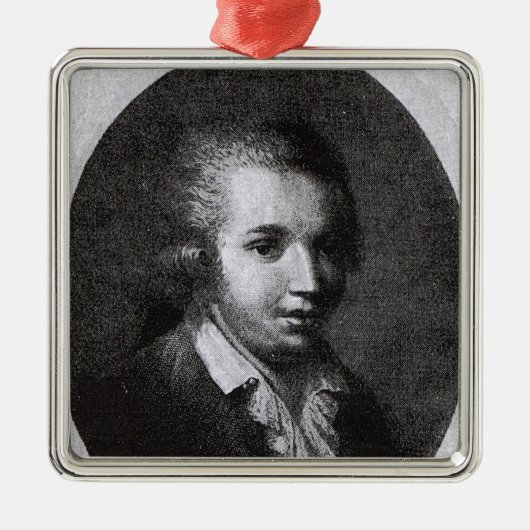 Domenico Cimarosa Metalen Ornament (Voorkant)