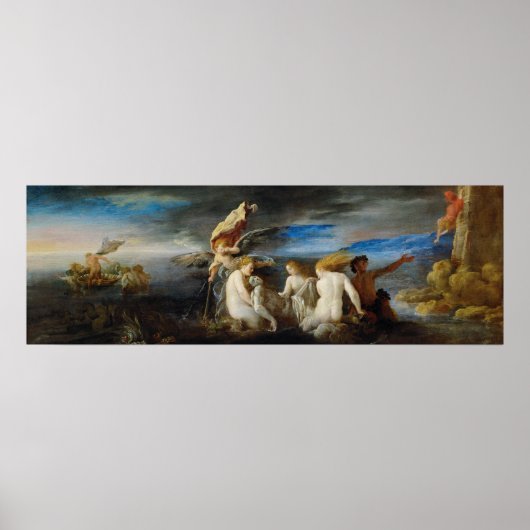 Domenico Fetti Hero rouwt om de dode leider Poster (Voorkant)