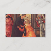 Domenico Ghirlandaio - Bezoekersmissie Visitekaartje (Achterkant)