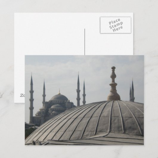 Domes en Minarets Briefkaart (Voorkant / Achterkant)