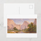 Domes Yosemite  Prang Lithograph Briefkaart (Voorkant / Achterkant)