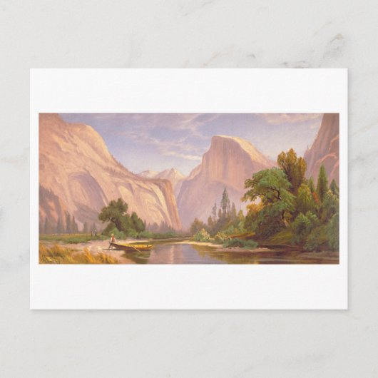 Domes Yosemite  Prang Lithograph Briefkaart (Voorkant)