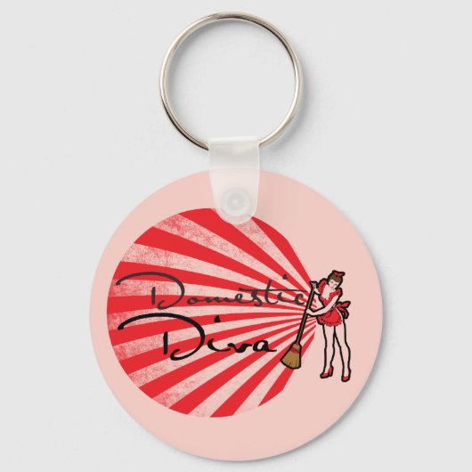 Domestic Diva Design Sleutelhanger (Voorkant)