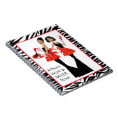 "Domestic Divas" - Het werk van een diva is nooit  Notitieboek (Rechterzijde)