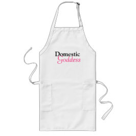 'Domestic Goddess' Apron Lang Schort
