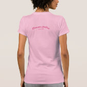 Domestic Goddess Pink logo T-shirt (Achterkant)