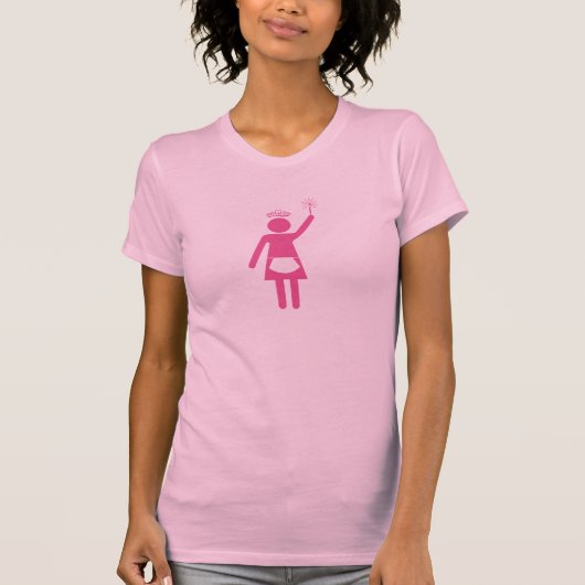 Domestic Goddess Pink logo T-shirt (Voorkant)