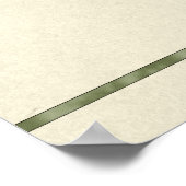 "Domestic Partnership"-certificaat voor bloemetjes Poster (Hoek)