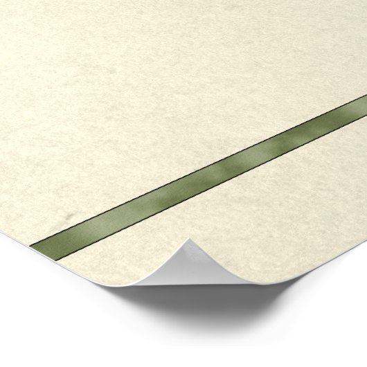 "Domestic Partnership"-certificaat voor bloemetjes Poster (Hoek)