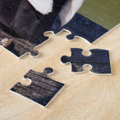 Domestic Rock Pigeon (Dark Morph) Legpuzzel (Zijkant)