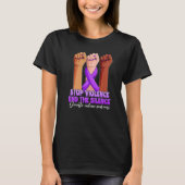 Domestic Violence Awareness Stop Violence End Sile T-shirt (Voorkant)