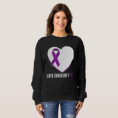 Domestic Violence Awareness Survivor  Heart Trui (Voorkant volledig)