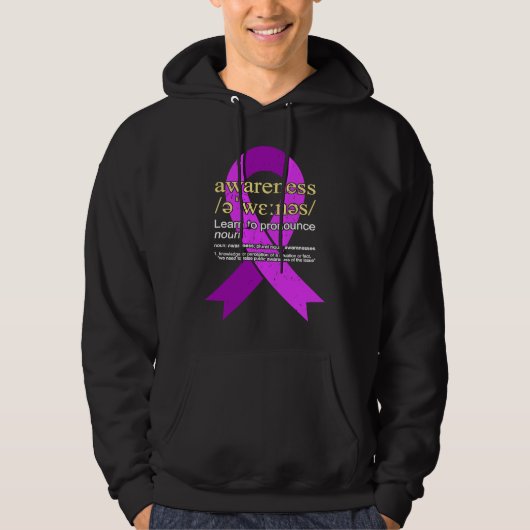 Domestic Violence Awareness  Survivor Hoodie (Voorkant)
