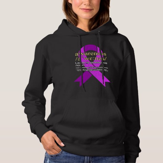 Domestic Violence Awareness  Survivor Hoodie (Voorkant)