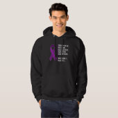 Domestic Violence Awareness Survivor  Speak Up Hoodie (Voorkant volledig)