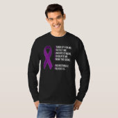 Domestic Violence Awareness Survivor  Speak Up T-shirt (Voorkant volledig)