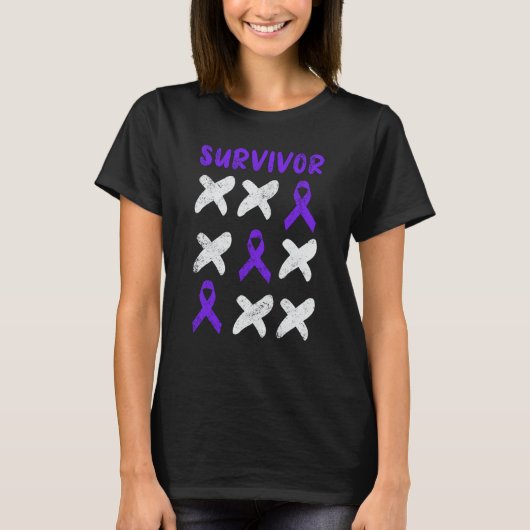 Domestic Violence Awareness Survivor T-shirt (Voorkant)