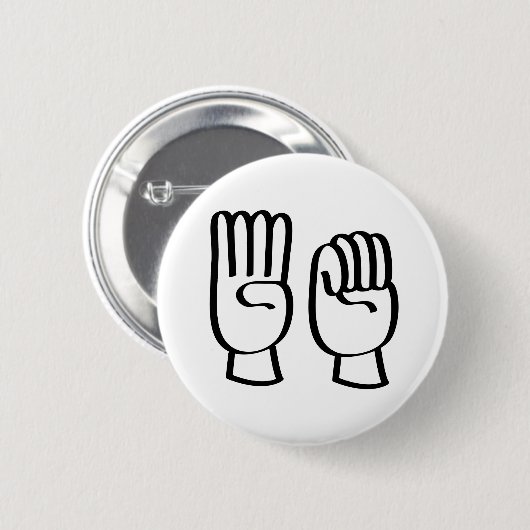 Domestic violence of stop huiselijk geweld.  ronde button 5,7 cm (Voorkant /achterkant)