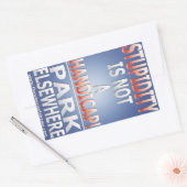 Domheid is geen handicap sticker (Envelop)