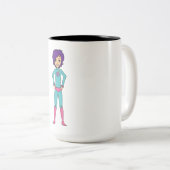 Domiknitter mok met twee toonkleuren (Voorkant rechts)