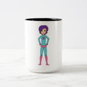 Domiknitter mok met twee toonkleuren (Center)