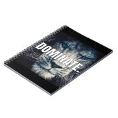 Dominaat - Lion Motivatie Notitieboek (Linkerzijde)