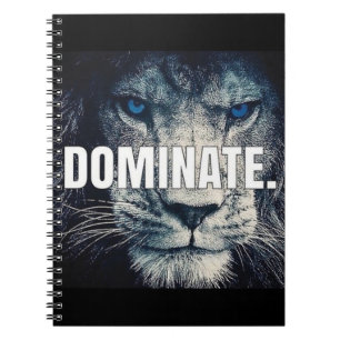 Dominaat - Lion Motivatie Notitieboek