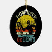 Dominaat van Retro Water Polo of verdronken Keramisch Ornament (Rechts)