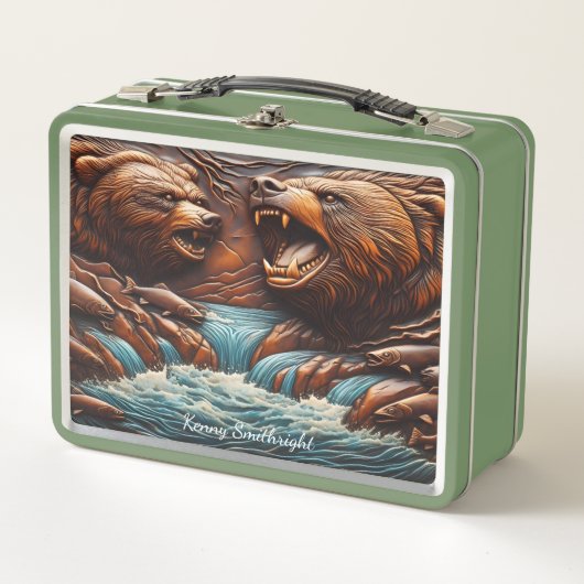 Dominant Beer Gevist in wilde stromingen (Voorkant)