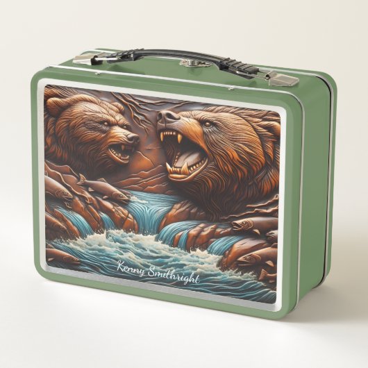 Dominant Beer Gevist in wilde stromingen (Achterkant)