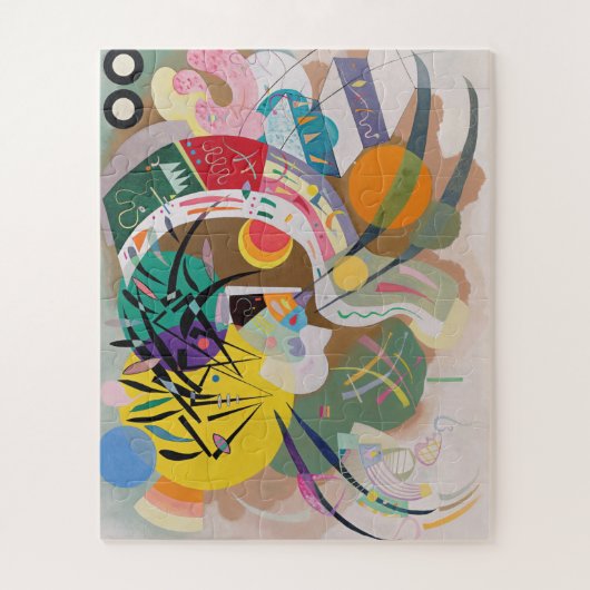 Dominant Curve van Wassily Kandinsky Legpuzzel (Verticaal)