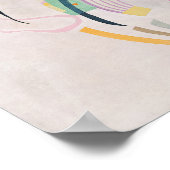 Dominant Curve van Wassily Kandinsky Poster (Hoek)