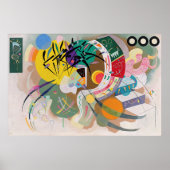 Dominant Curve van Wassily Kandinsky Poster (Voorkant)