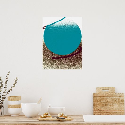 "Dominant" kunstdrukwerk Poster (Keuken)