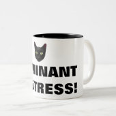 DOMINANT MISTRESS! TWEEKLEURIGE KOFFIEMOK (Voorkant rechts)