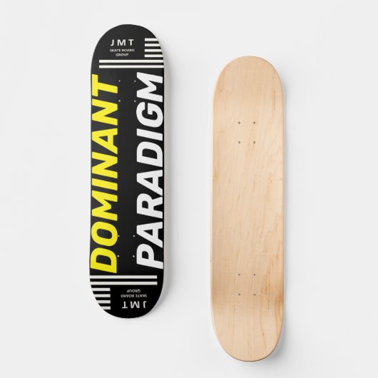 DOMINANT PARADIGM 7 3/4" Skateboard Deck (Voorkant)