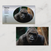 Dominant Primaat Gorilla Ape Visitekaartje (Voorkant / Achterkant)