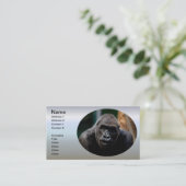 Dominant Primaat Gorilla Ape Visitekaartje (Staand voorkant)