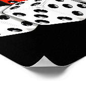 Dominant Red Dice - Strategisch spelthema Poster (Hoek)