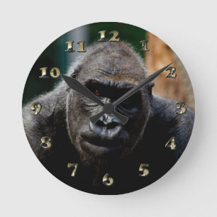 Dominante primaat Gorilla Ape Ronde Klok