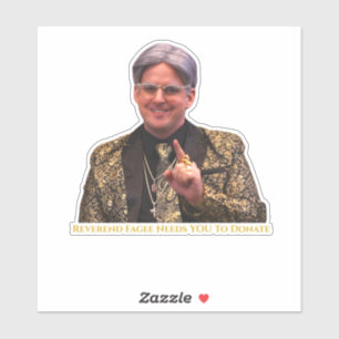 Dominee Fagee heeft je nodig om vinyl Stickers te