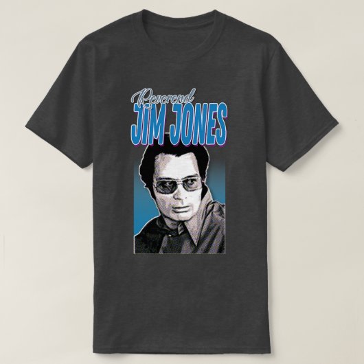 Dominee Jim JonesJonestown Bloedbad Esthetische Tr T-shirt (Design voorkant)