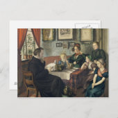 dominee Johann Wilhelm Rautenberg en zijn Briefkaart (Voorkant / Achterkant)