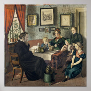 dominee Johann Wilhelm Rautenberg en zijn Poster