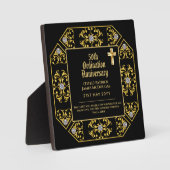 DOMINEE Ordinatie Jubileum Bijbeltekst Cadeau Nieu Fotoplaat (Voorkant)