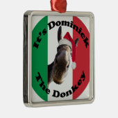 domineer de ezel metalen ornament (Rechts)