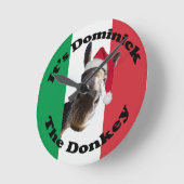 domineer de ezel ronde klok (Hoek)