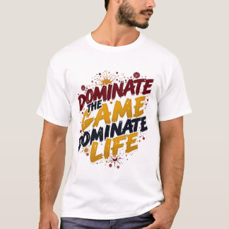 Domineer het spel, domineer het leven - Sportkampi T-shirt