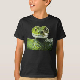 Domineren met ons dreigende groene Viper Snake T-s T-shirt