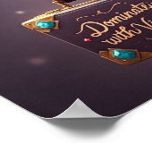 Domineren met visie - Femme Fox Power Poster (Hoek)